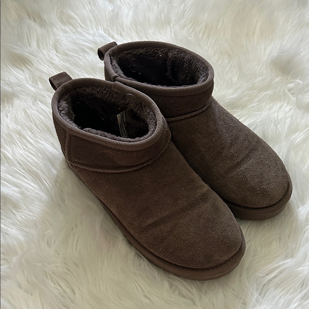 Warm Brown Ankle Booties